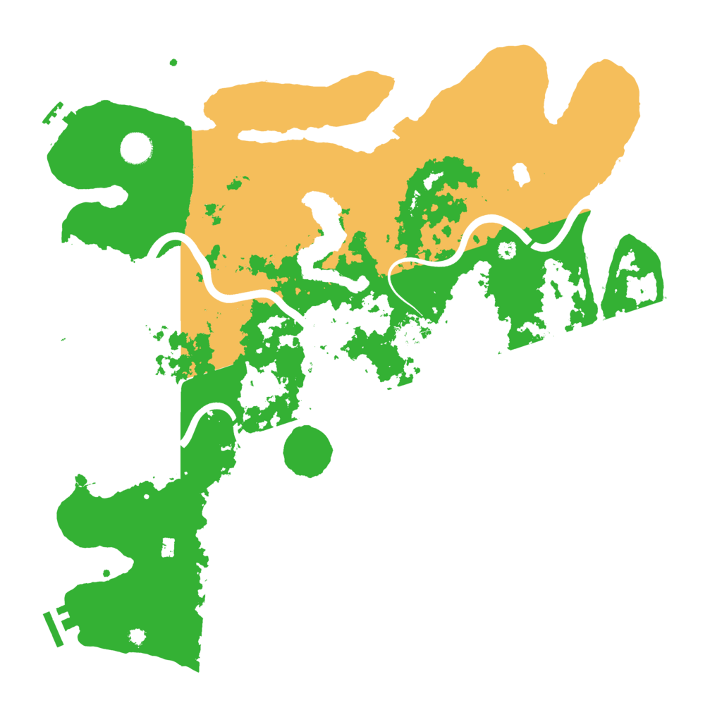 Biome Rust Map: Procedural Map, Size: 4000, Seed: 3456436