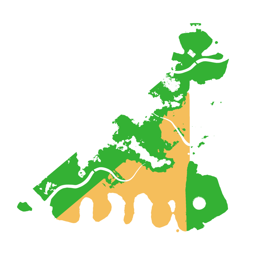 Biome Rust Map: Procedural Map, Size: 3500, Seed: 20624381