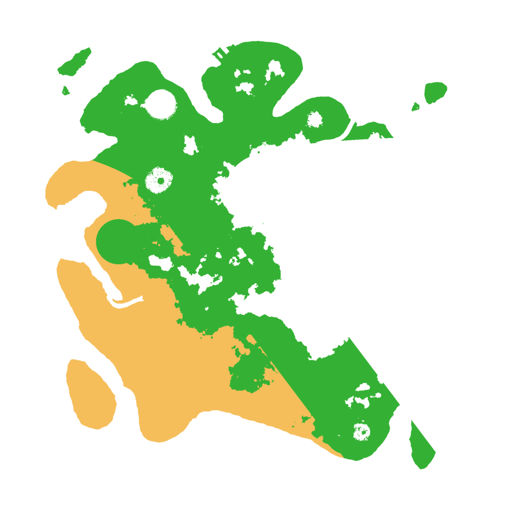 Biome Rust Map: Procedural Map, Size: 3000, Seed: 49377670