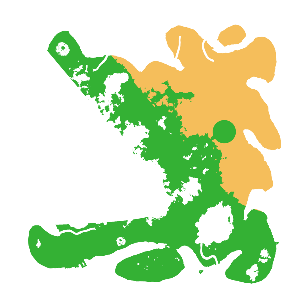 Biome Rust Map: Procedural Map, Size: 3500, Seed: 4200008