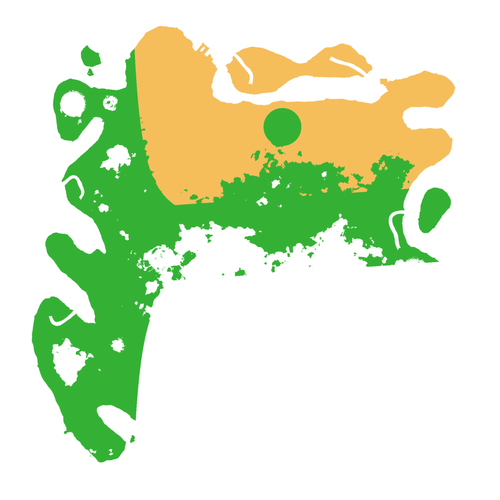 Biome Rust Map: Procedural Map, Size: 3500, Seed: 510030