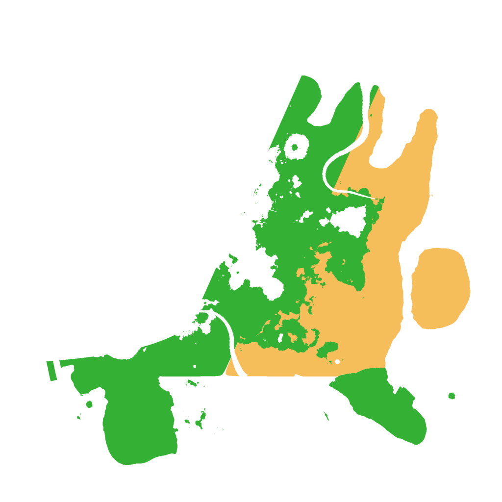 Biome Rust Map: Procedural Map, Size: 3000, Seed: 27054