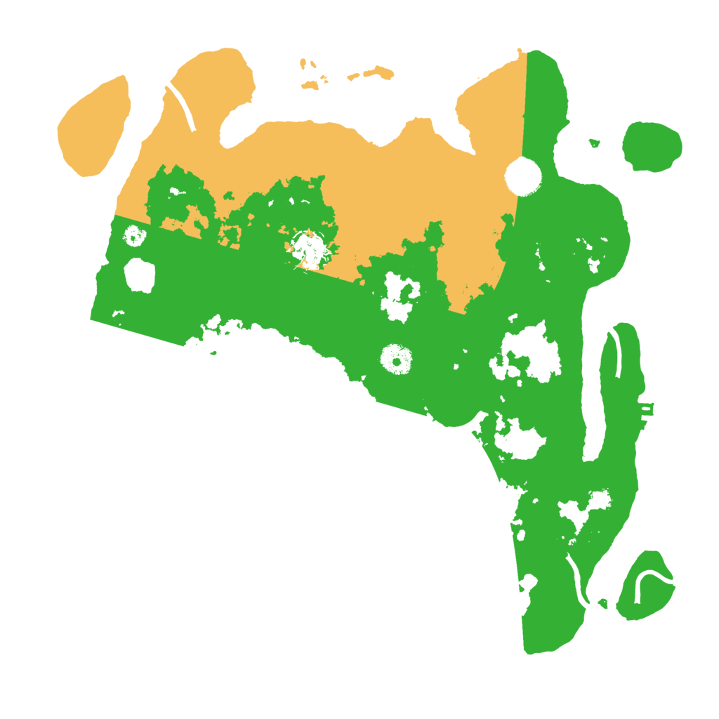 Biome Rust Map: Procedural Map, Size: 3500, Seed: 22074740