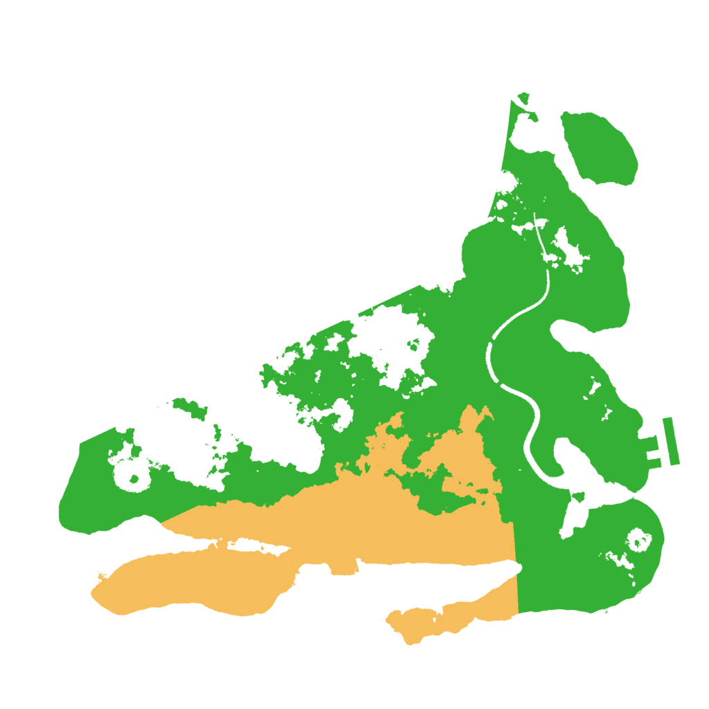 Biome Rust Map: Procedural Map, Size: 3000, Seed: 9153768