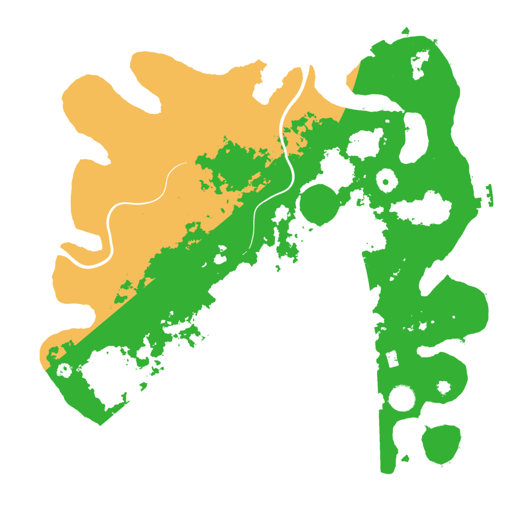 Biome Rust Map: Procedural Map, Size: 3500, Seed: 981448627