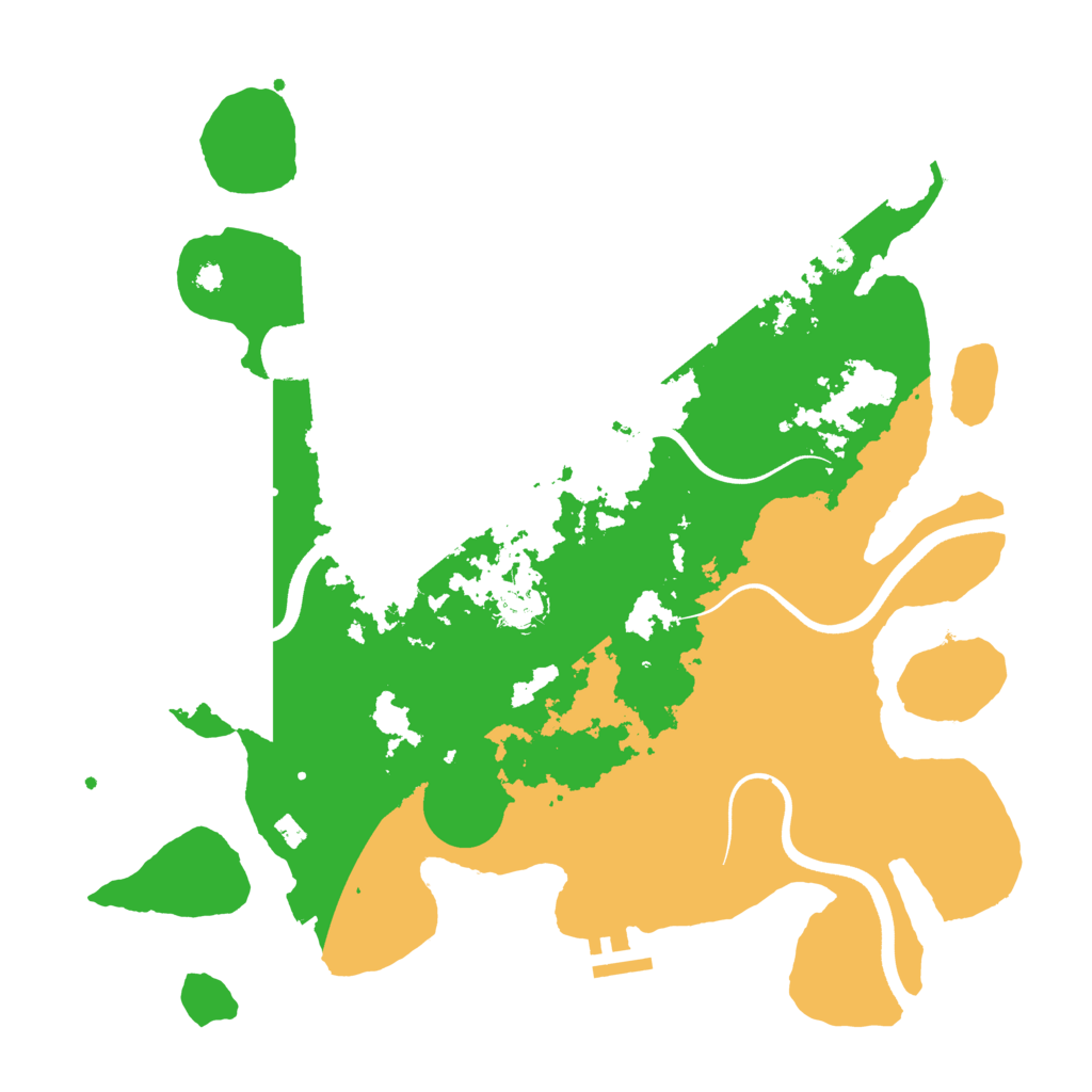 Biome Rust Map: Procedural Map, Size: 3700, Seed: 1906992789