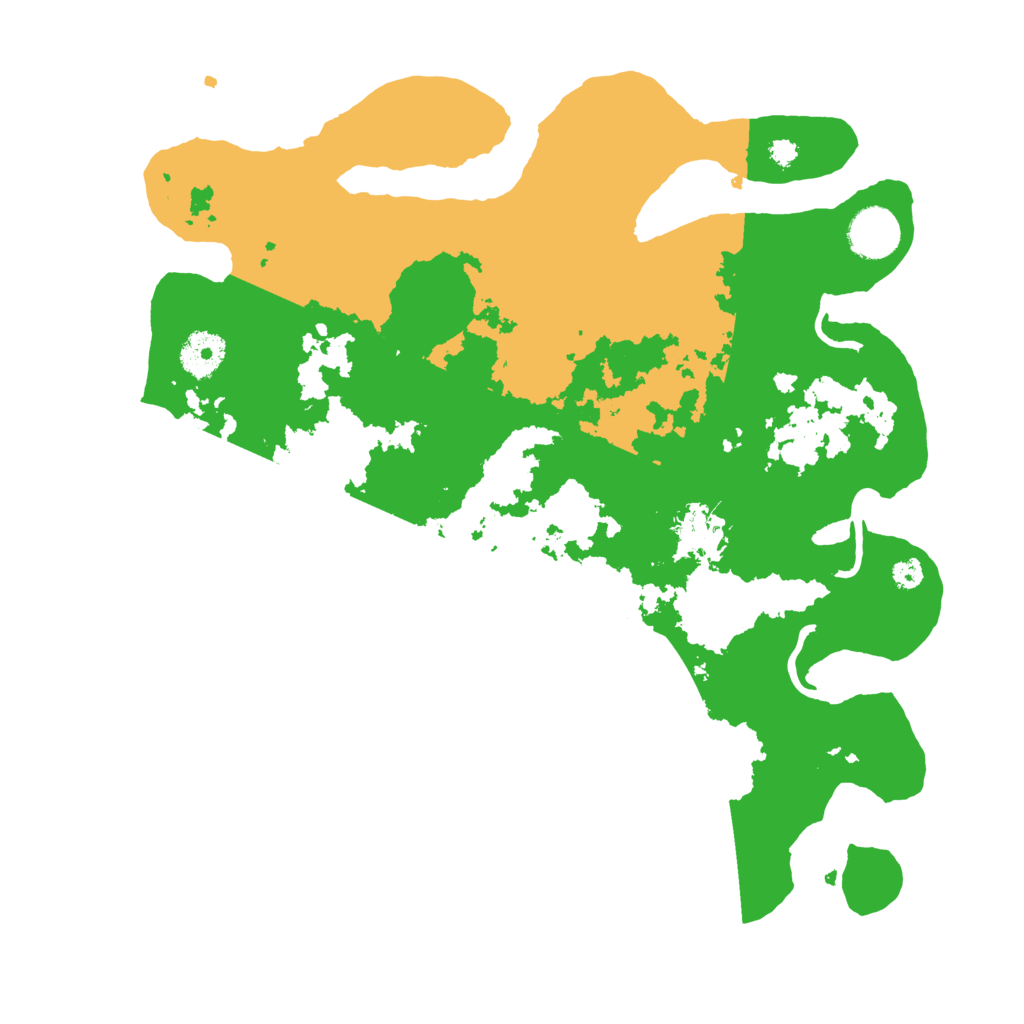 Biome Rust Map: Procedural Map, Size: 3500, Seed: 46302103