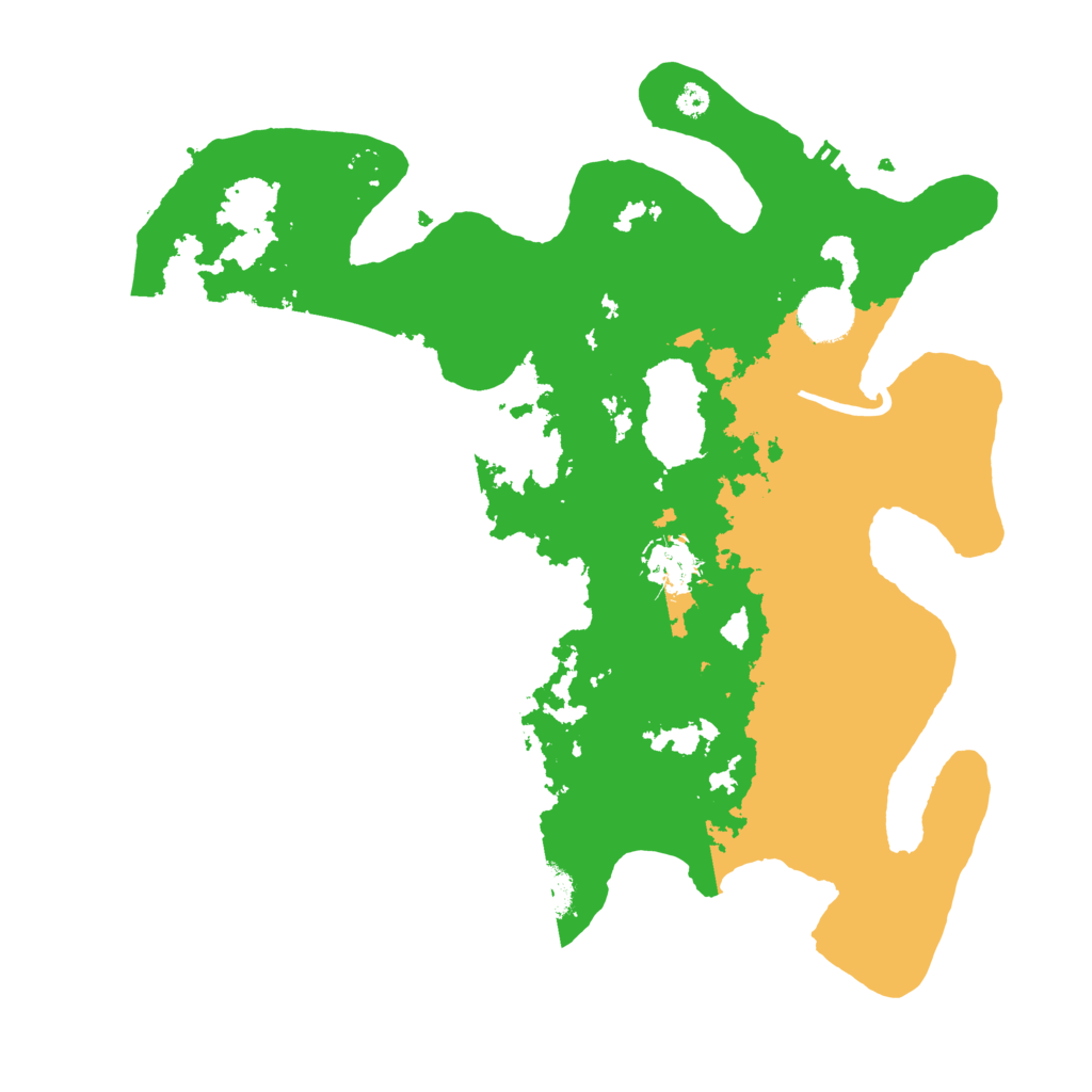 Biome Rust Map: Procedural Map, Size: 3500, Seed: 7211996