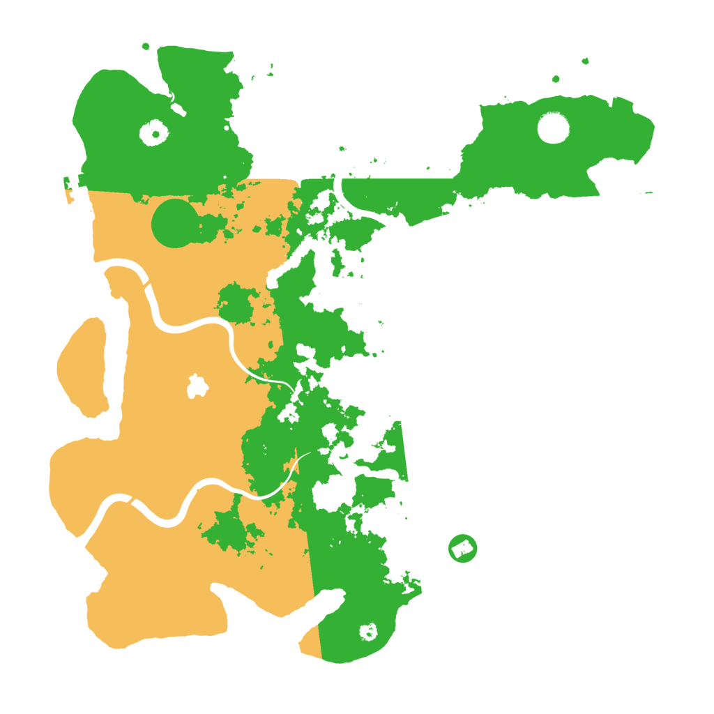 Biome Rust Map: Procedural Map, Size: 4000, Seed: 83453