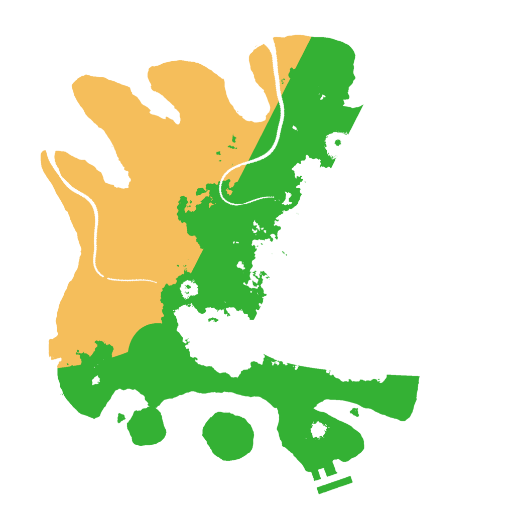 Biome Rust Map: Procedural Map, Size: 2890, Seed: 15803