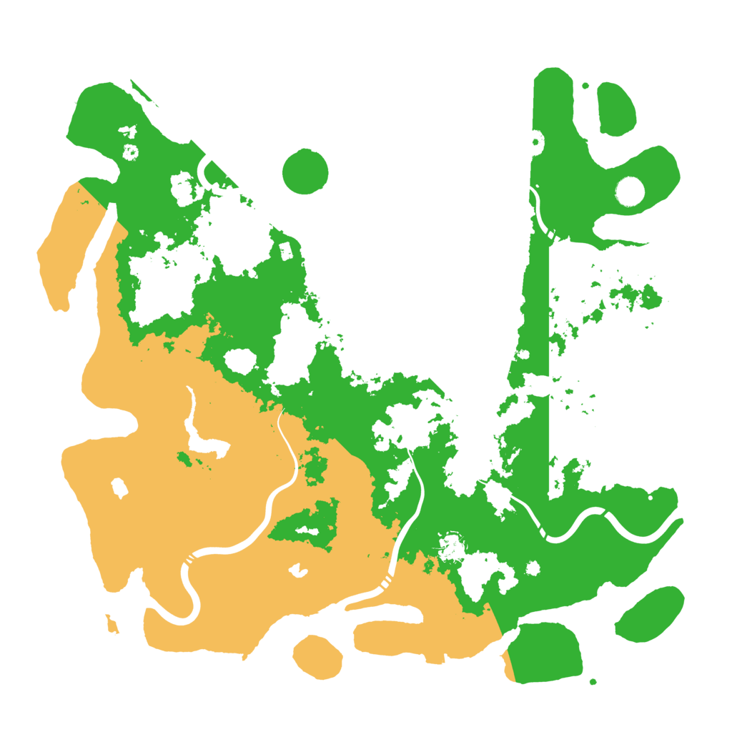 Biome Rust Map: Procedural Map, Size: 4500, Seed: 175222682