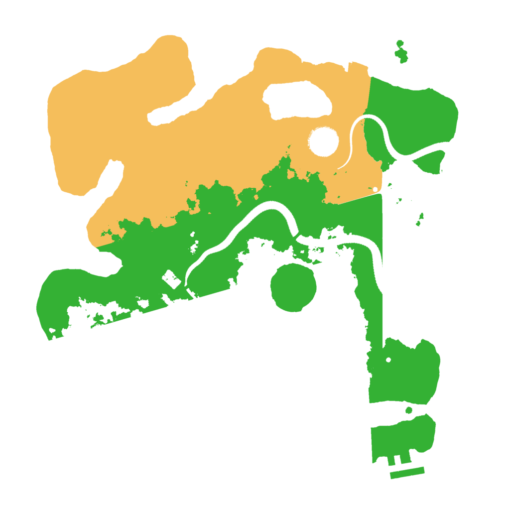 Biome Rust Map: Procedural Map, Size: 3000, Seed: 62824153