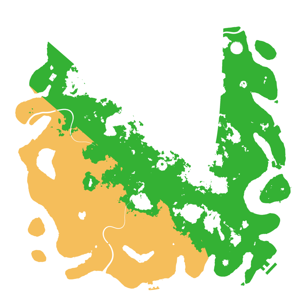 Biome Rust Map: Procedural Map, Size: 4300, Seed: 1213402122