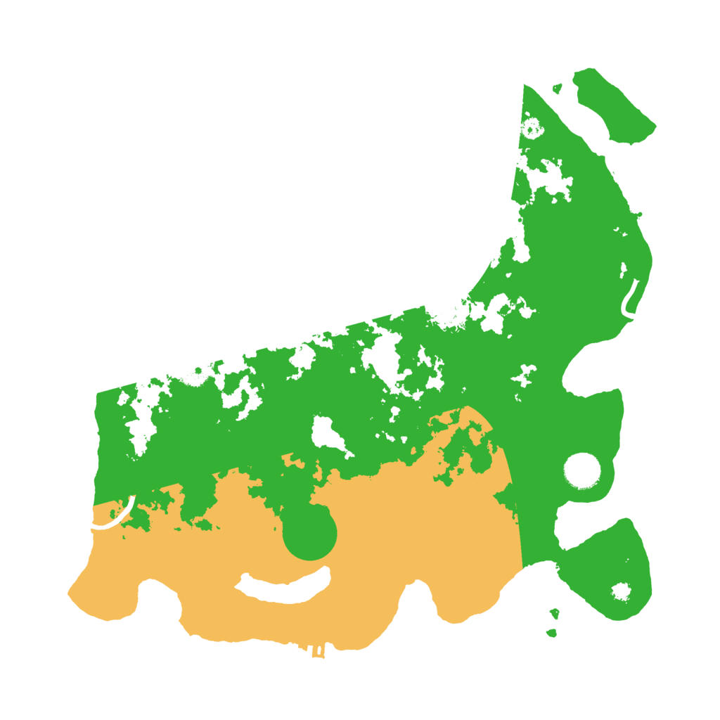 Biome Rust Map: Procedural Map, Size: 3500, Seed: 5032284