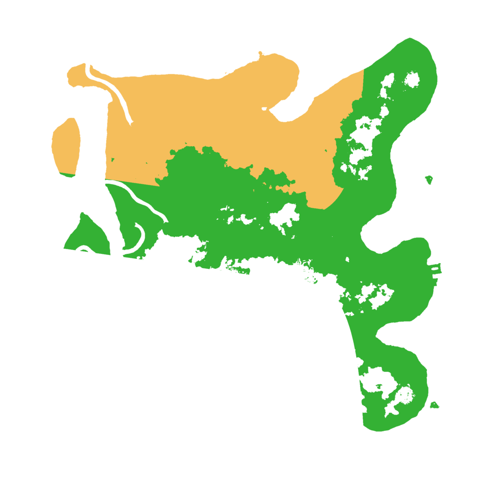 Biome Rust Map: Procedural Map, Size: 3000, Seed: 15141