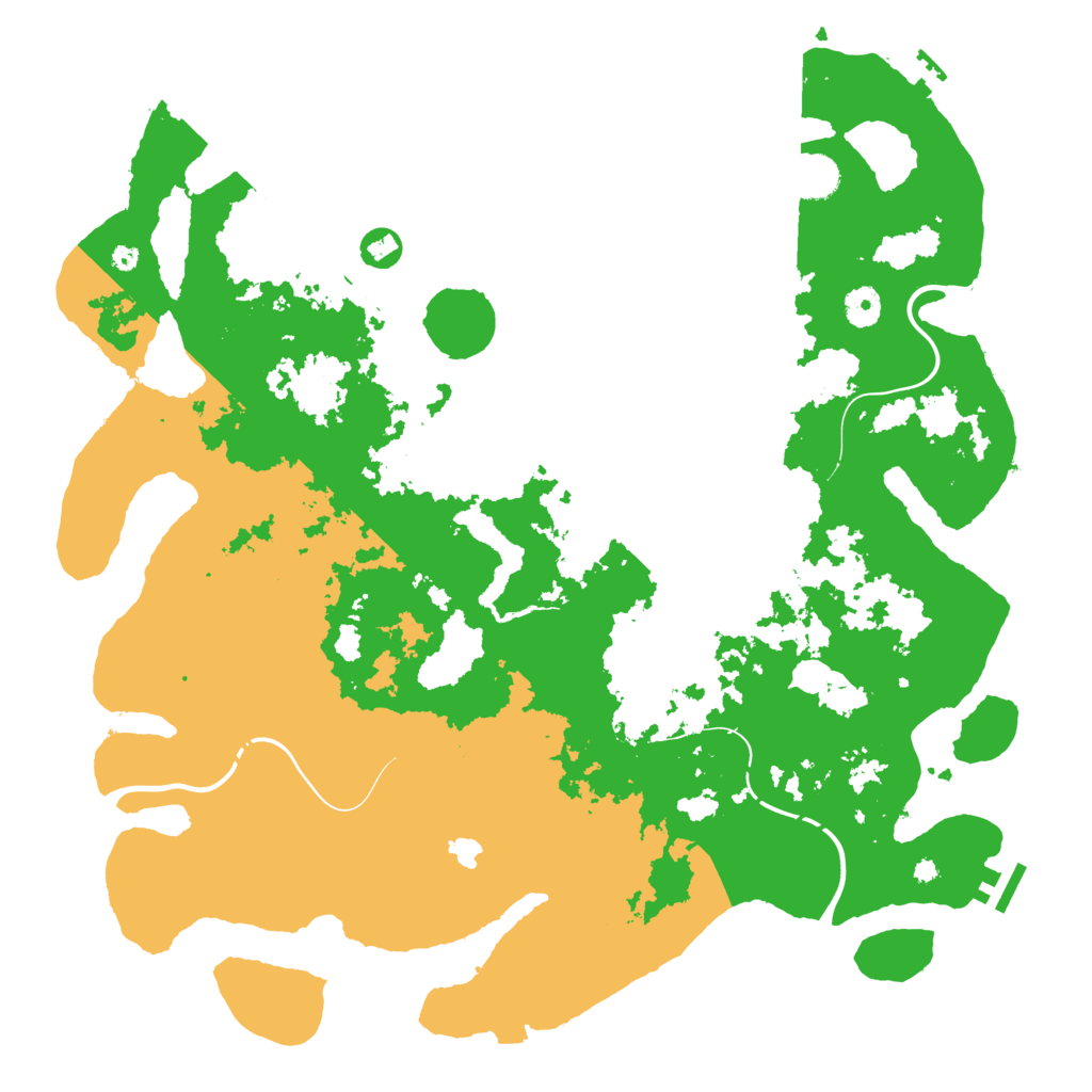 Biome Rust Map: Procedural Map, Size: 4250, Seed: 370095338
