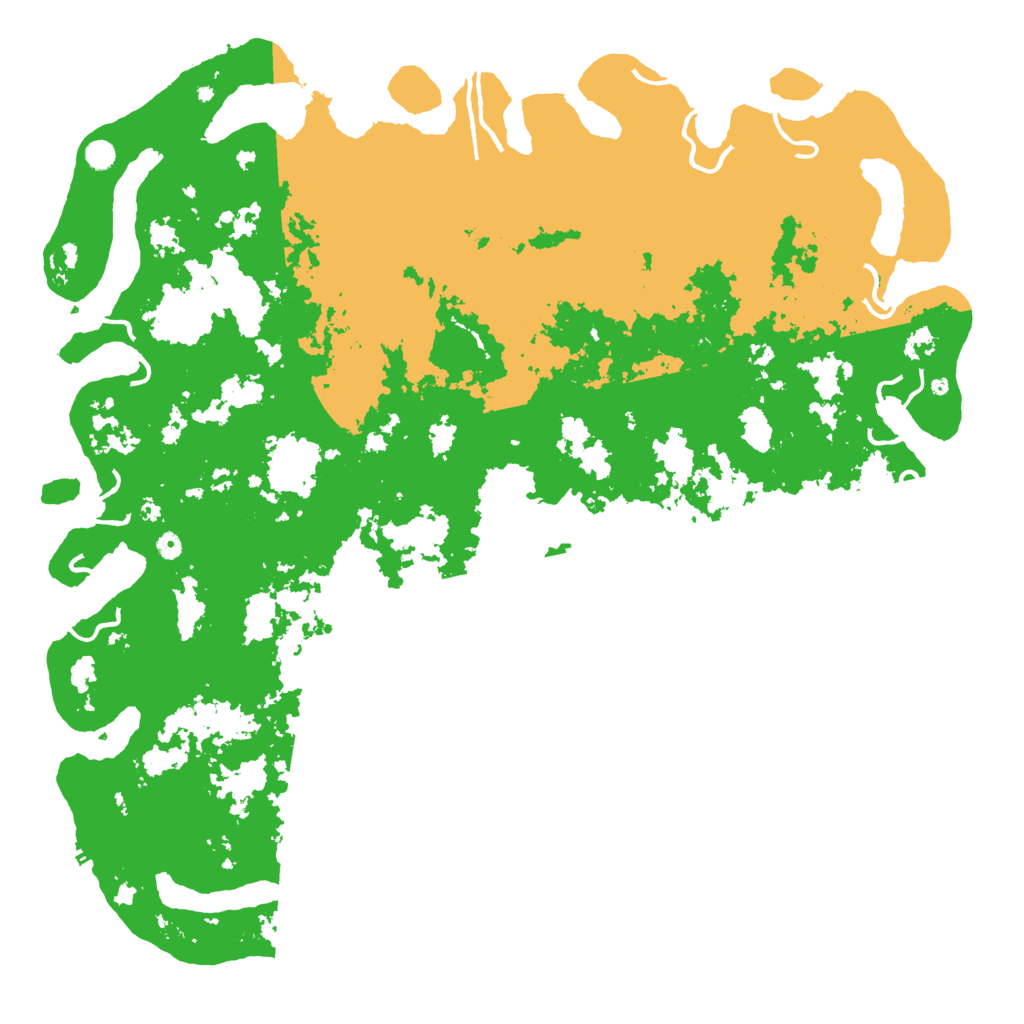 Biome Rust Map: Procedural Map, Size: 6000, Seed: 764736