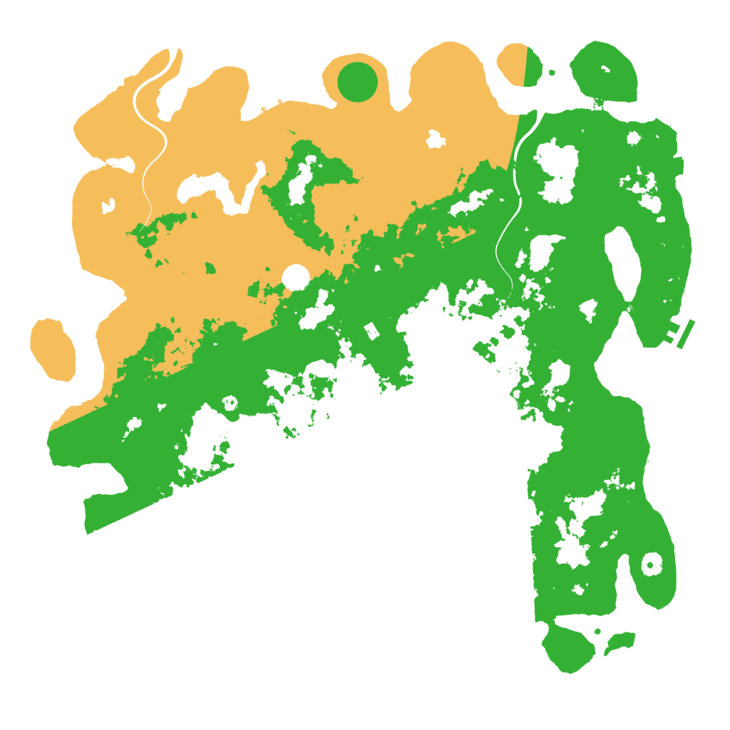 Biome Rust Map: Procedural Map, Size: 4800, Seed: 1003197002