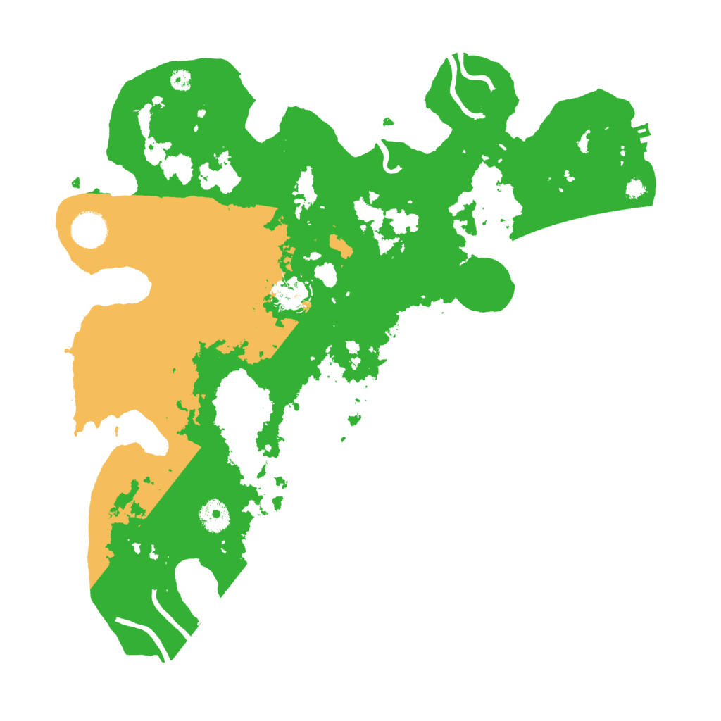 Biome Rust Map: Procedural Map, Size: 3500, Seed: 1034046701