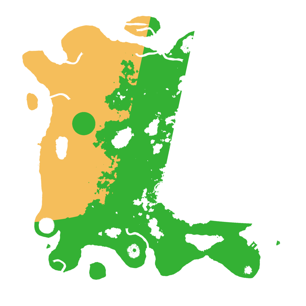 Biome Rust Map: Procedural Map, Size: 3500, Seed: 249414116