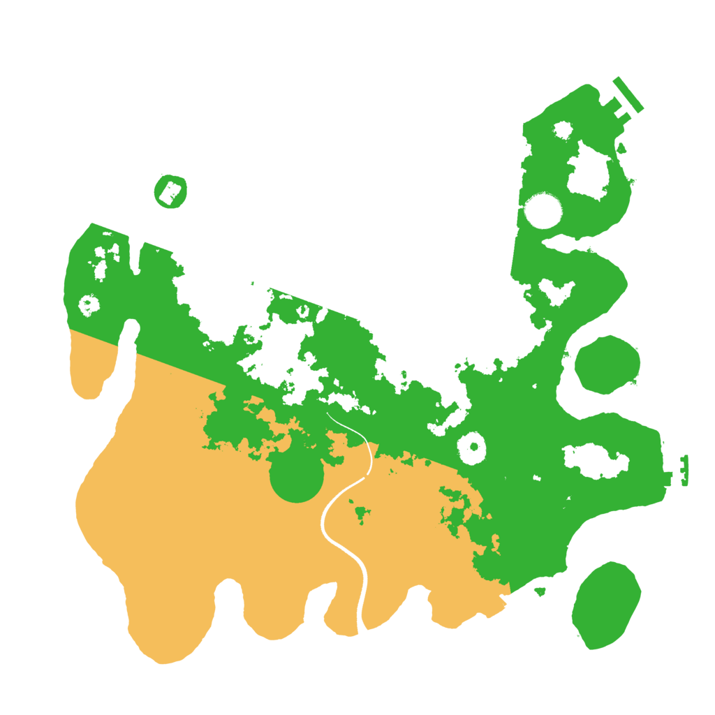 Biome Rust Map: Procedural Map, Size: 3500, Seed: 903908378