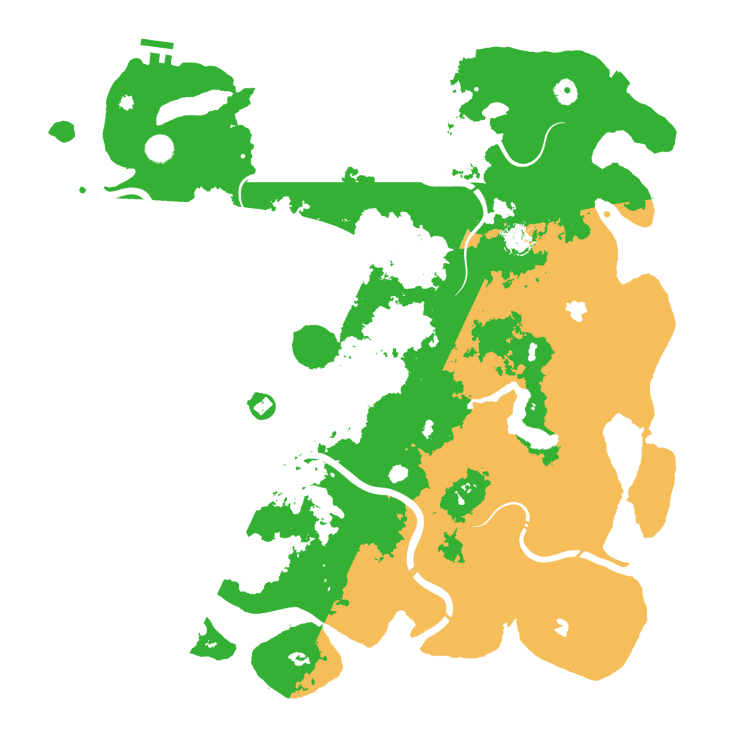 Biome Rust Map: Procedural Map, Size: 4500, Seed: 58202911