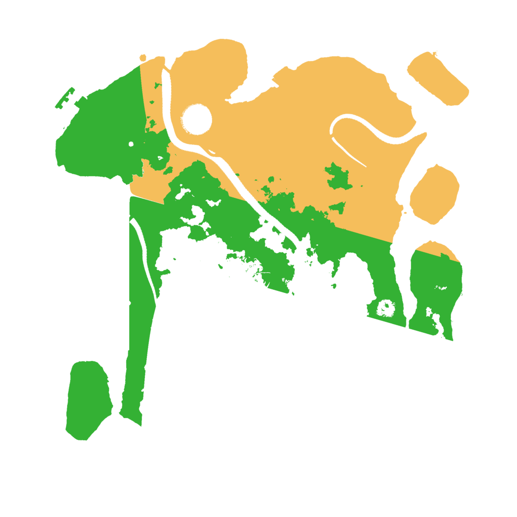 Biome Rust Map: Procedural Map, Size: 3000, Seed: 22345234