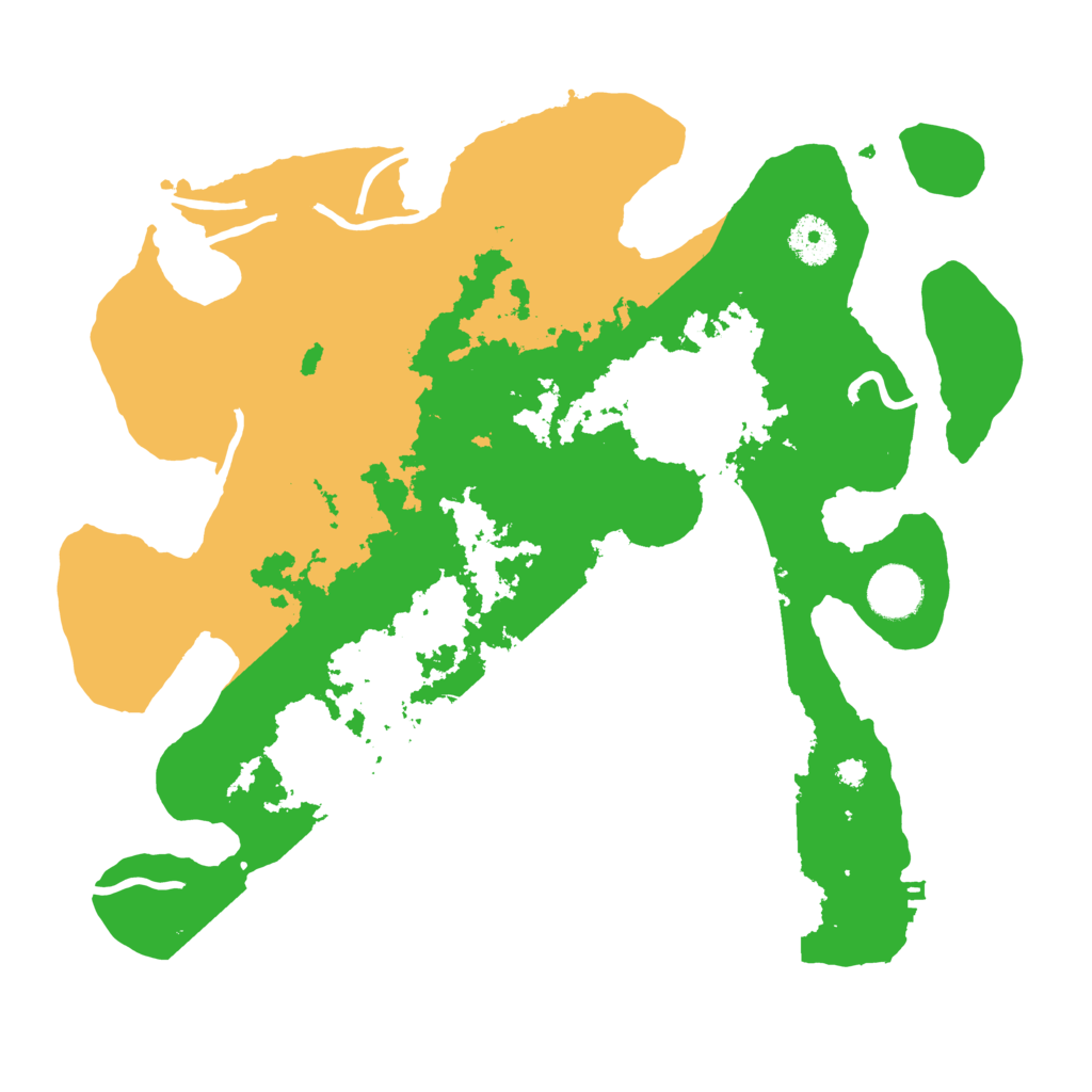 Biome Rust Map: Procedural Map, Size: 3500, Seed: 1415727
