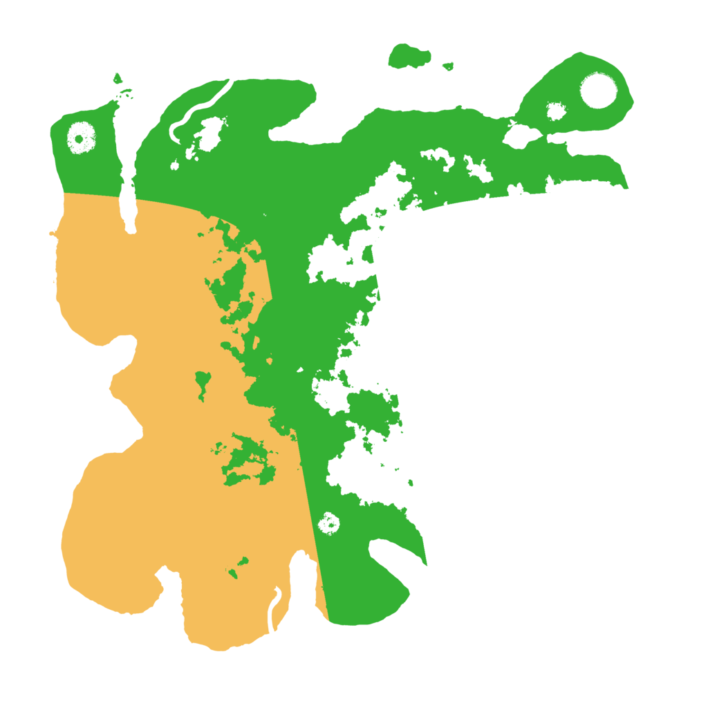 Biome Rust Map: Procedural Map, Size: 3500, Seed: 5365
