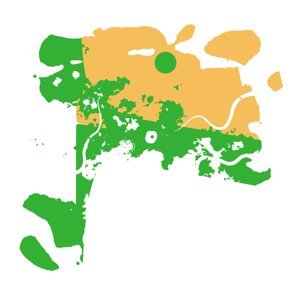 Biome Rust Map: Procedural Map, Size: 3700, Seed: 653846819