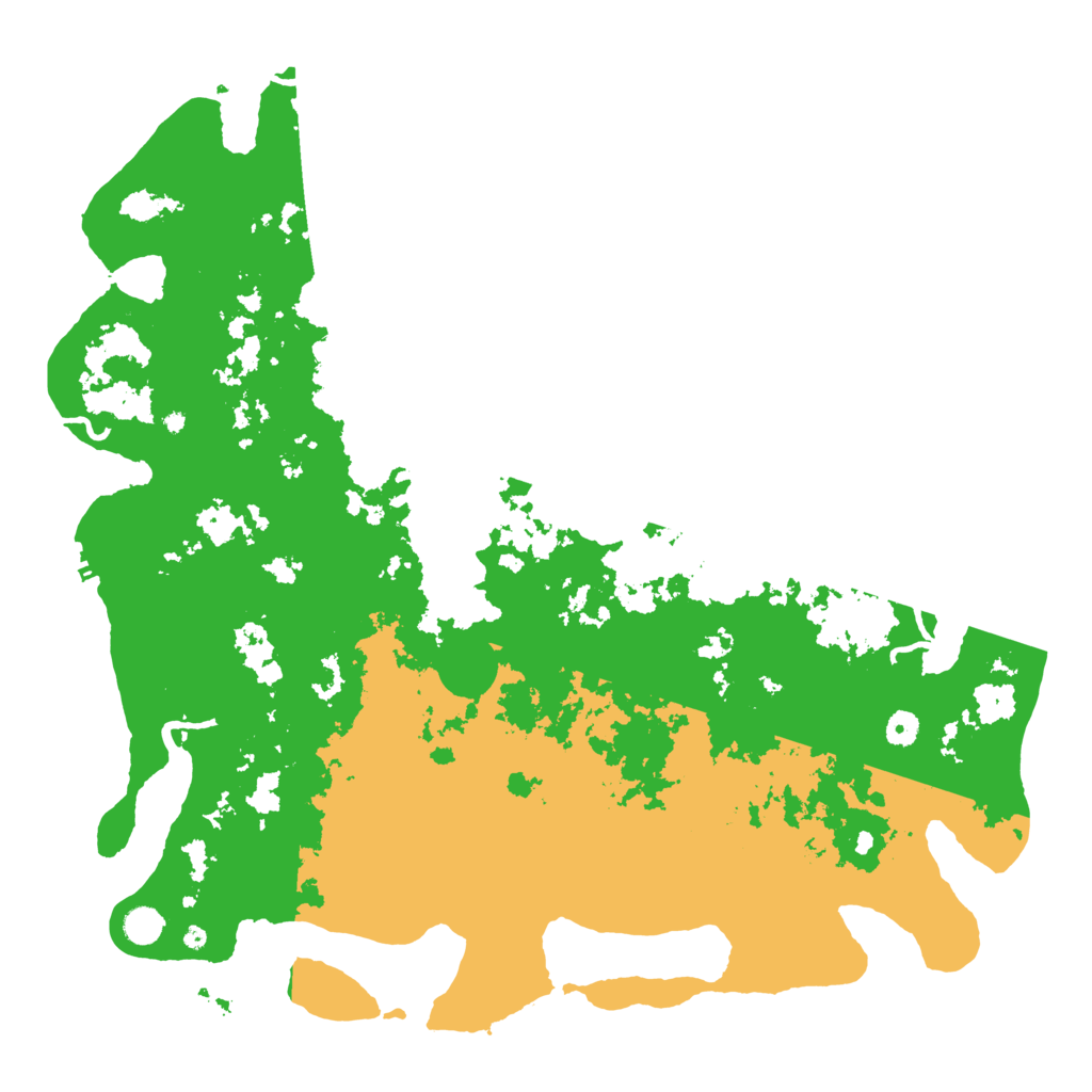 Biome Rust Map: Procedural Map, Size: 5000, Seed: 19838