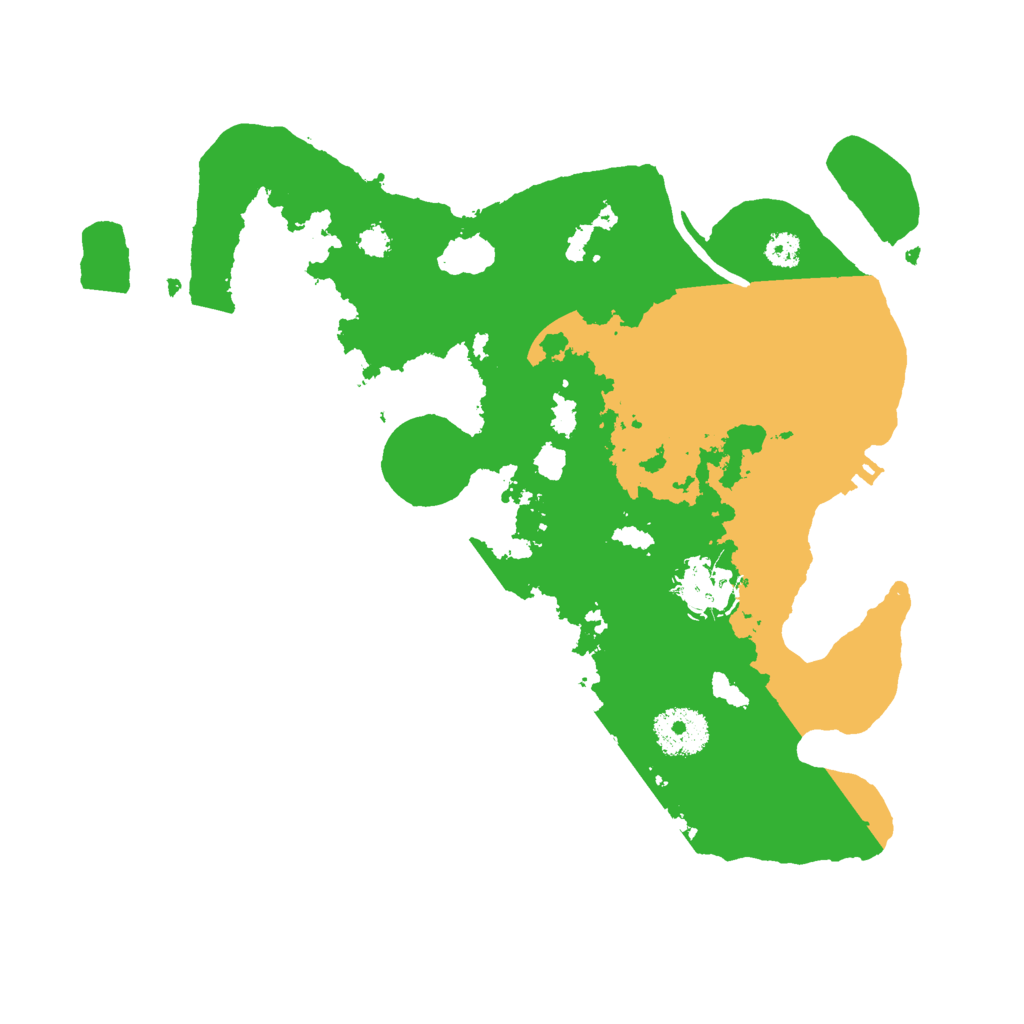 Biome Rust Map: Procedural Map, Size: 3000, Seed: 42293738