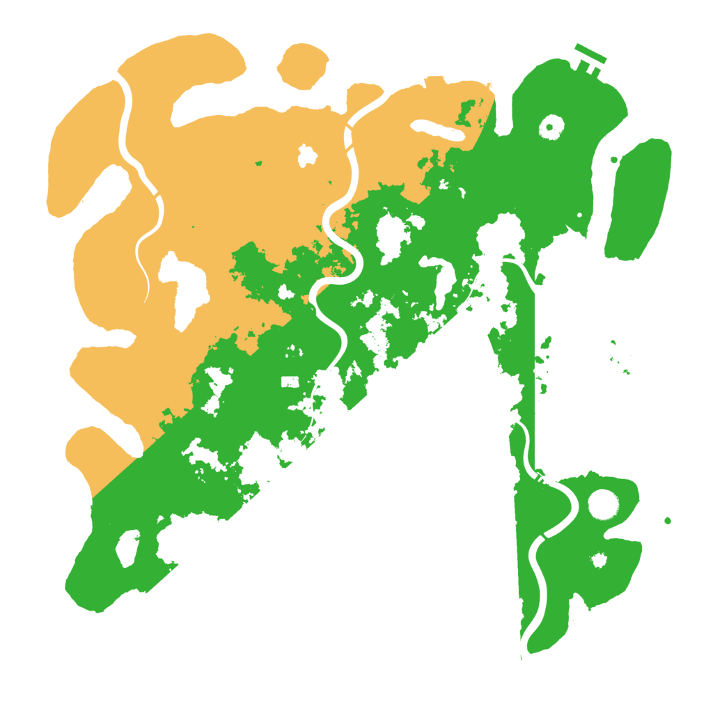 Biome Rust Map: Procedural Map, Size: 4300, Seed: 1818963