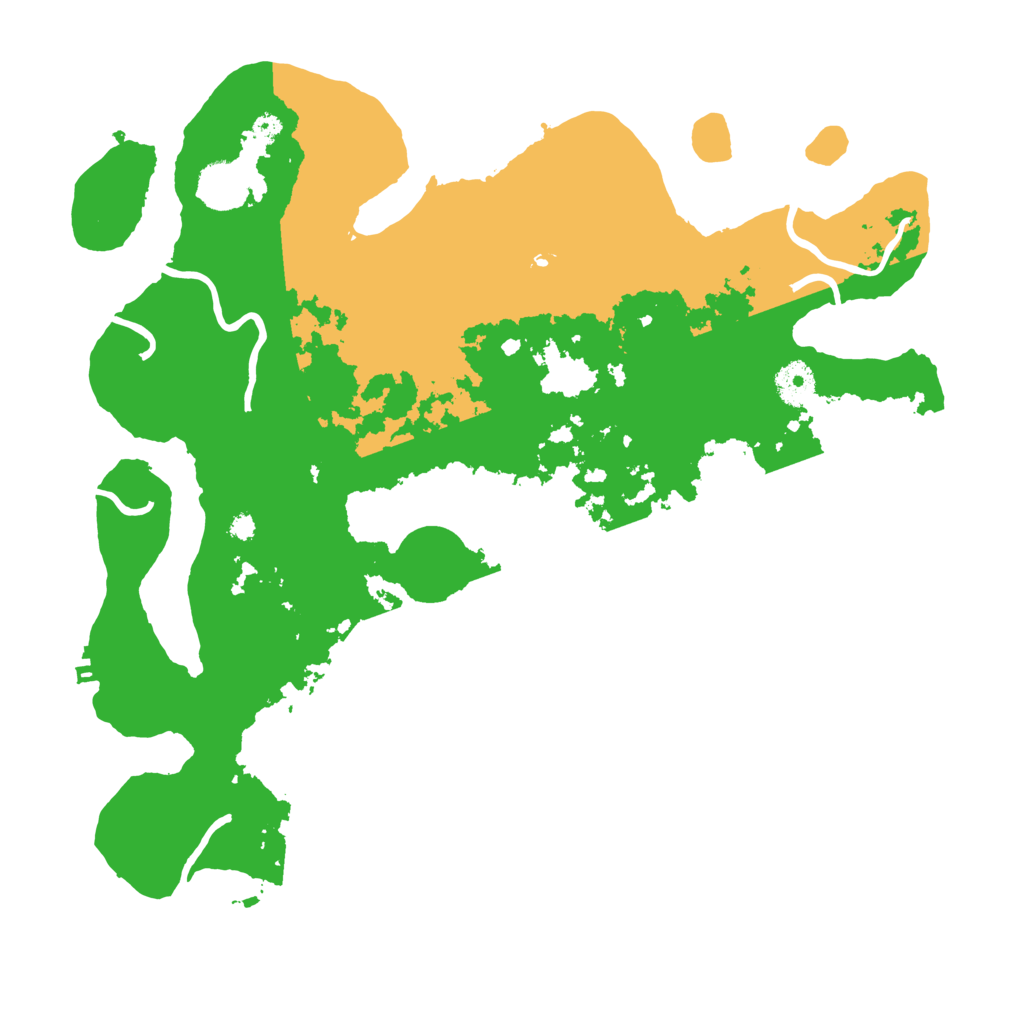 Biome Rust Map: Procedural Map, Size: 3700, Seed: 53190365