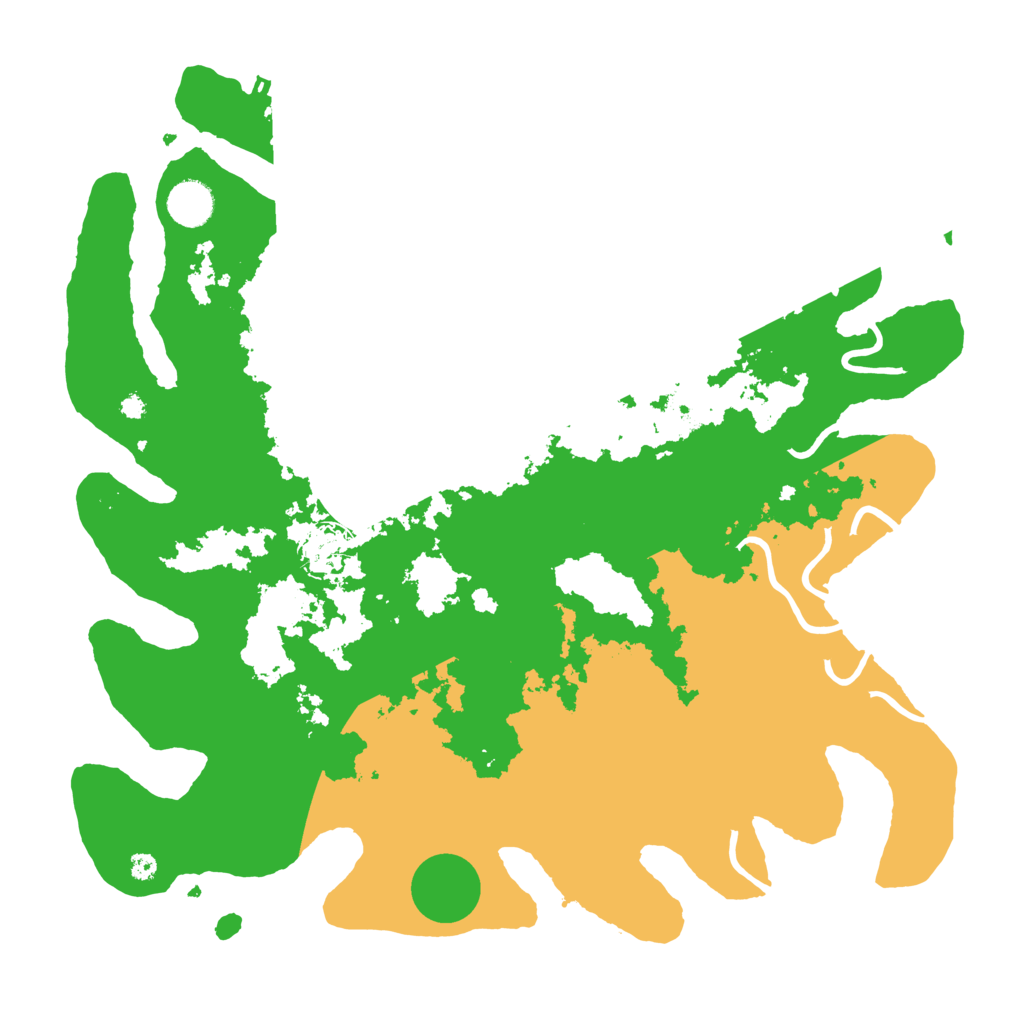 Biome Rust Map: Procedural Map, Size: 3900, Seed: 254