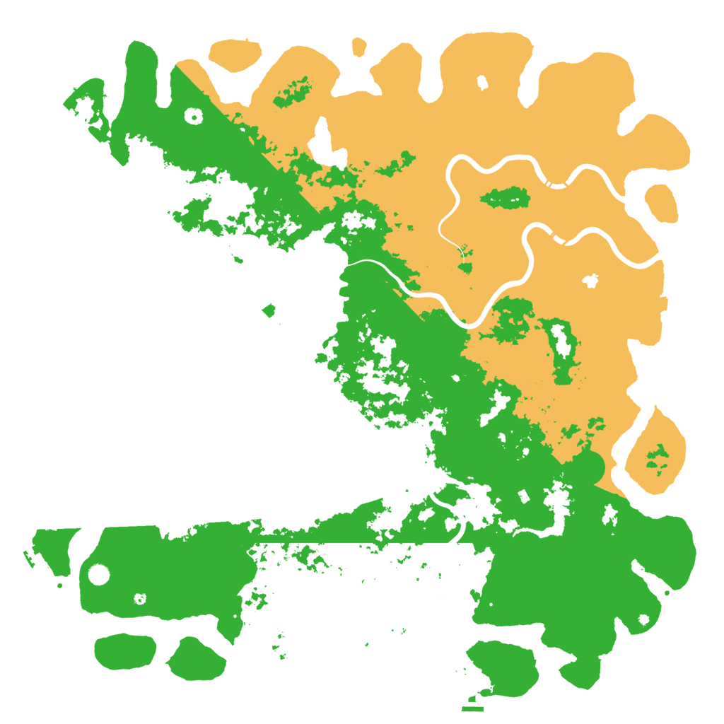 Biome Rust Map: Procedural Map, Size: 6000, Seed: 110