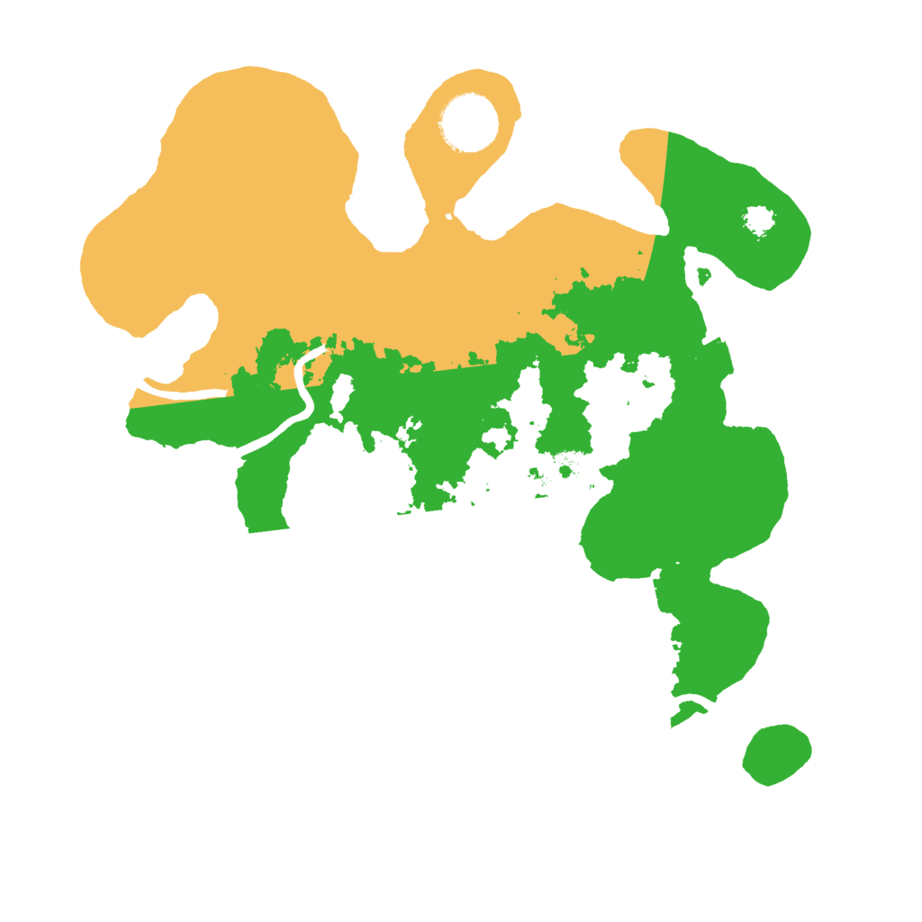 Biome Rust Map: Procedural Map, Size: 2800, Seed: 11155564