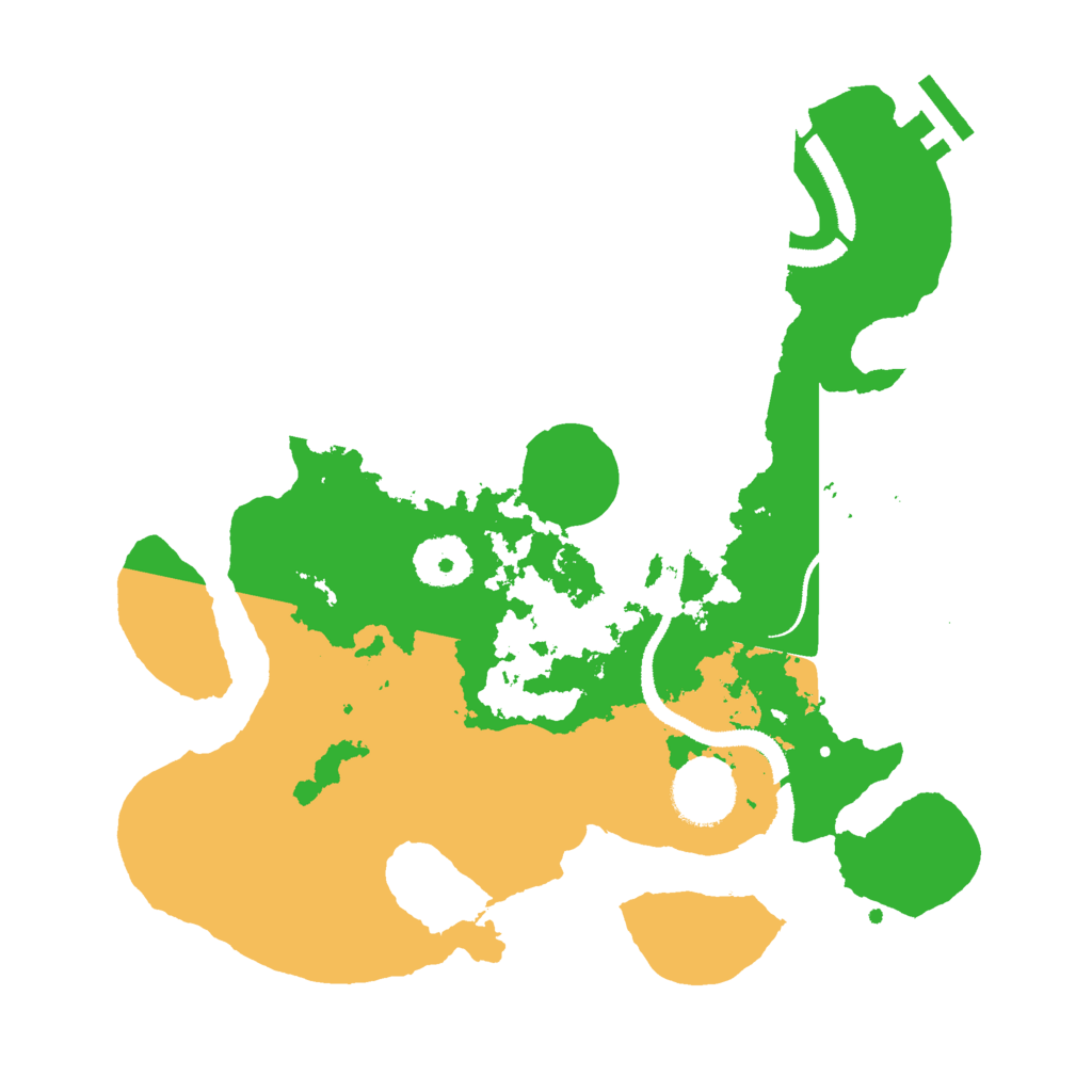 Biome Rust Map: Procedural Map, Size: 3000, Seed: 1310