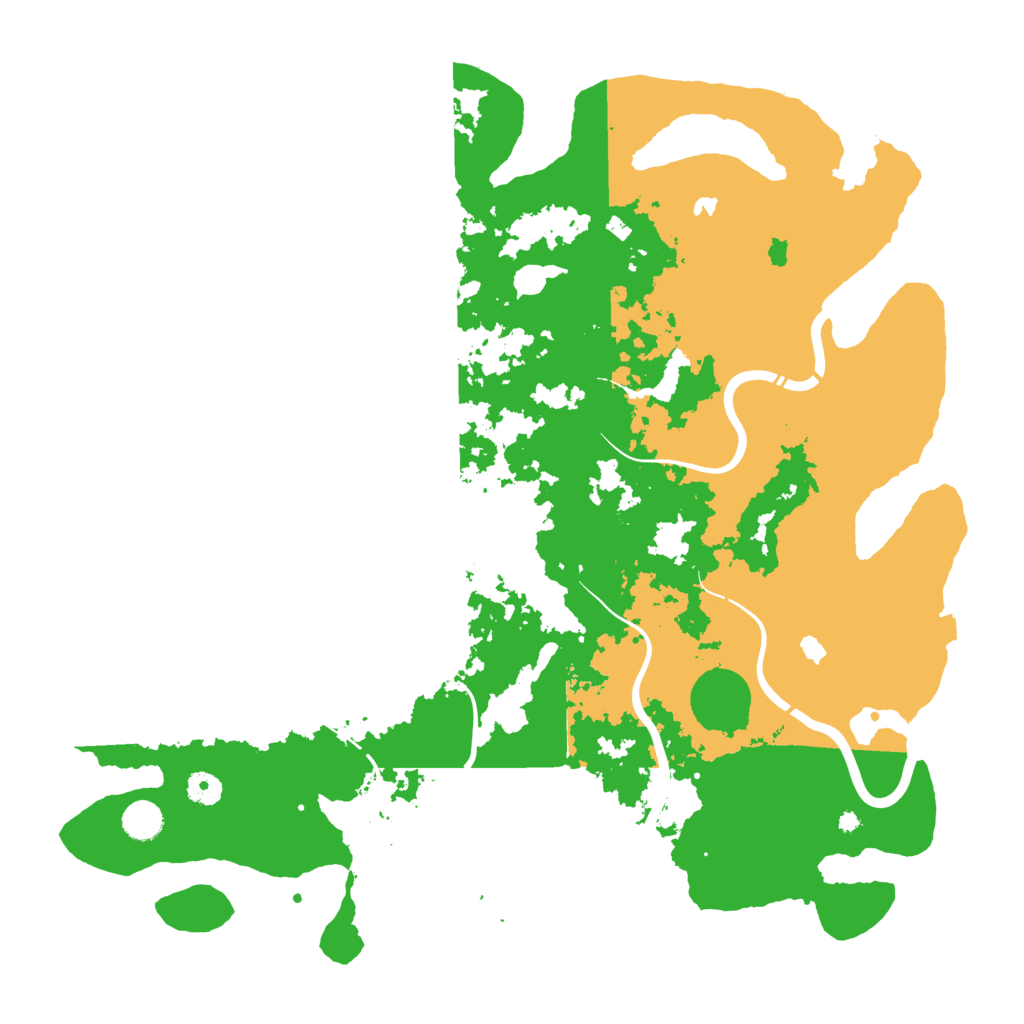 Biome Rust Map: Procedural Map, Size: 4500, Seed: 676011