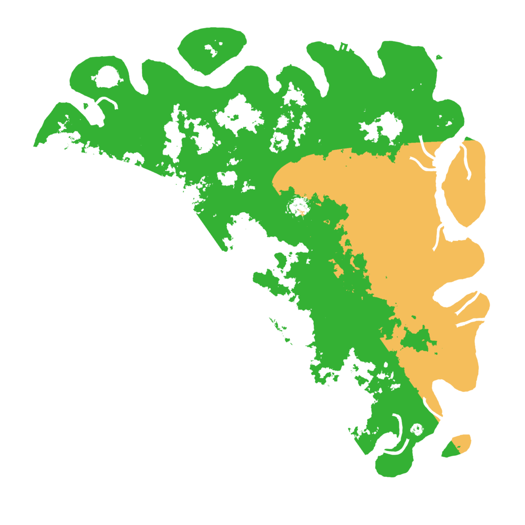 Biome Rust Map: Procedural Map, Size: 4500, Seed: 2223438