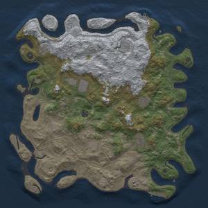 Thumbnail Rust Map: Procedural Map, Size: 4500, Seed: 677955162, 20 Monuments