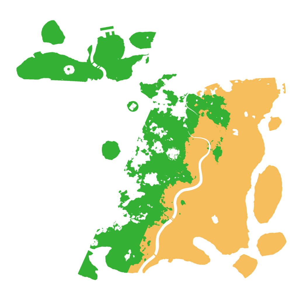 Biome Rust Map: Procedural Map, Size: 4500, Seed: 1884646758