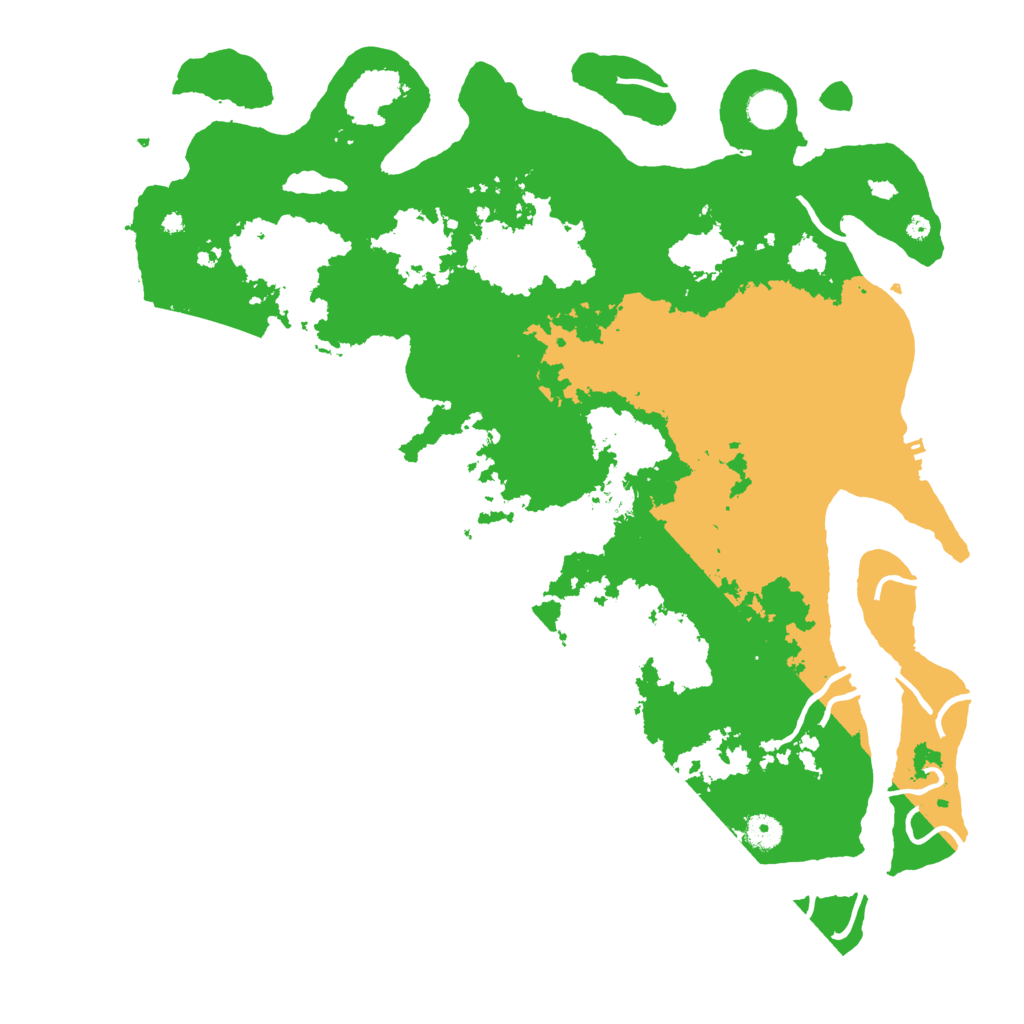 Biome Rust Map: Procedural Map, Size: 4500, Seed: 13375065