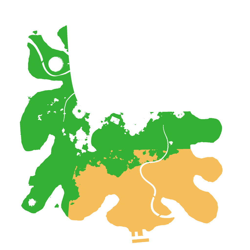 Biome Rust Map: Procedural Map, Size: 3000, Seed: 122613190