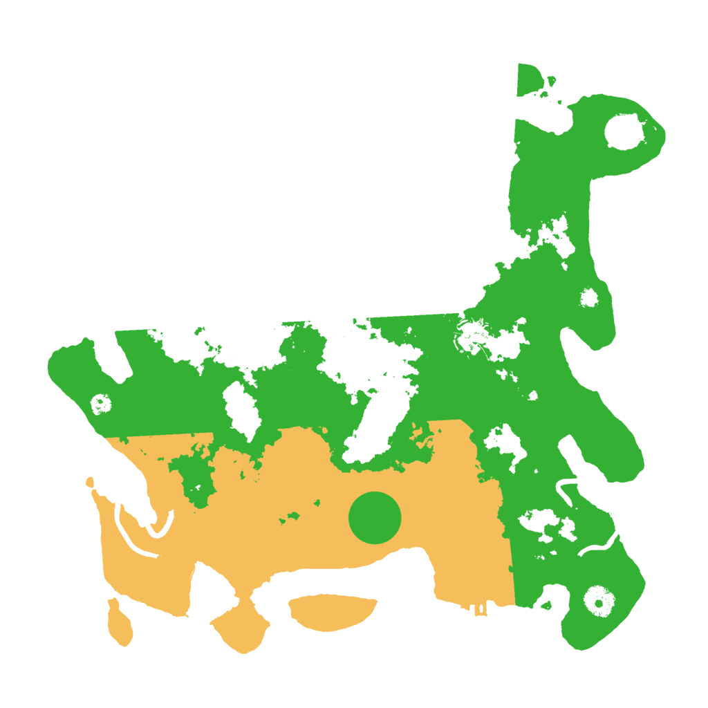 Biome Rust Map: Procedural Map, Size: 3550, Seed: 482133