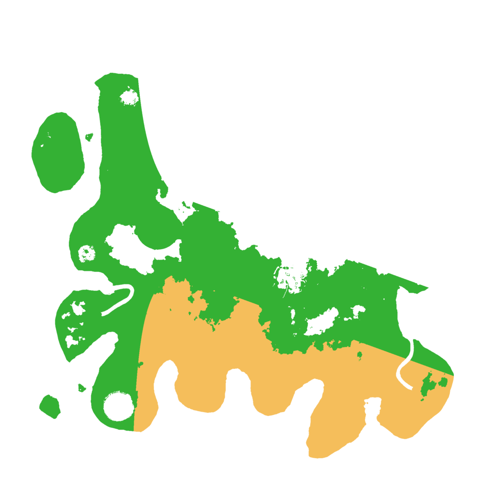 Biome Rust Map: Procedural Map, Size: 3000, Seed: 14921