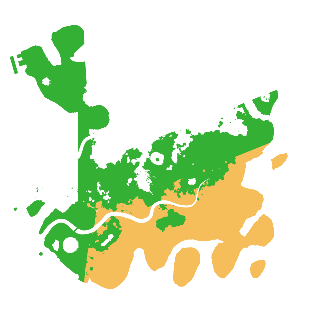 Biome Rust Map: Procedural Map, Size: 3500, Seed: 709811