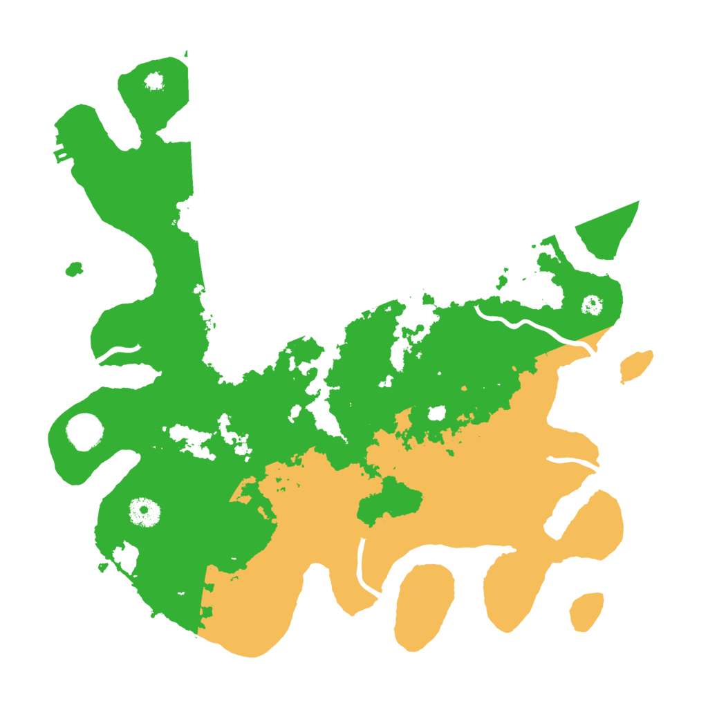 Biome Rust Map: Procedural Map, Size: 3500, Seed: 709811