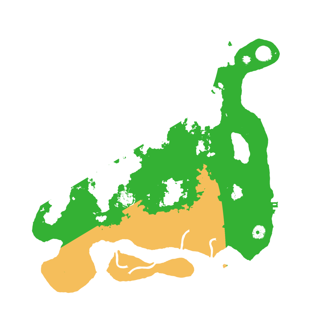 Biome Rust Map: Procedural Map, Size: 3500, Seed: 69129322