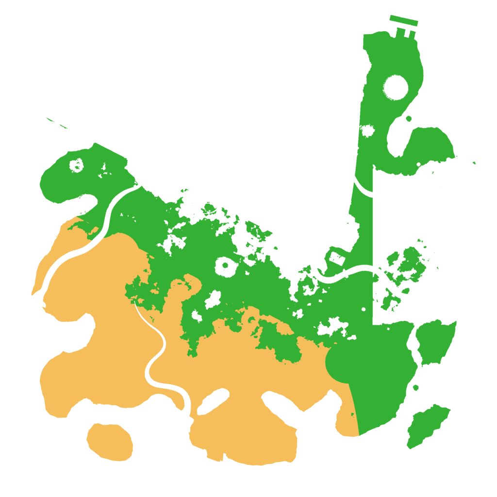 Biome Rust Map: Procedural Map, Size: 3550, Seed: 997111